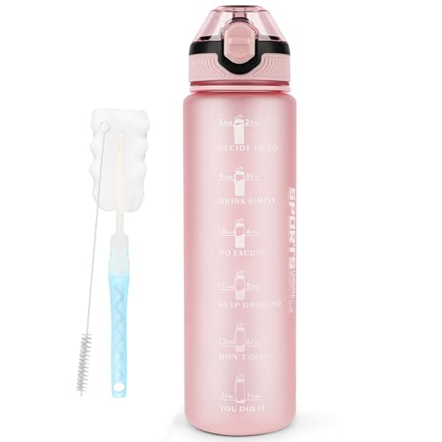 AOHAN Borraccia Sportiva 1L con Cannuccia