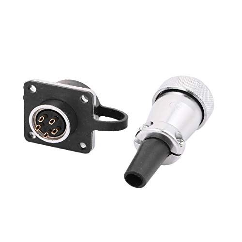 Conector de aviación XA16 AC500V 5A 5 terminales miniatura 2