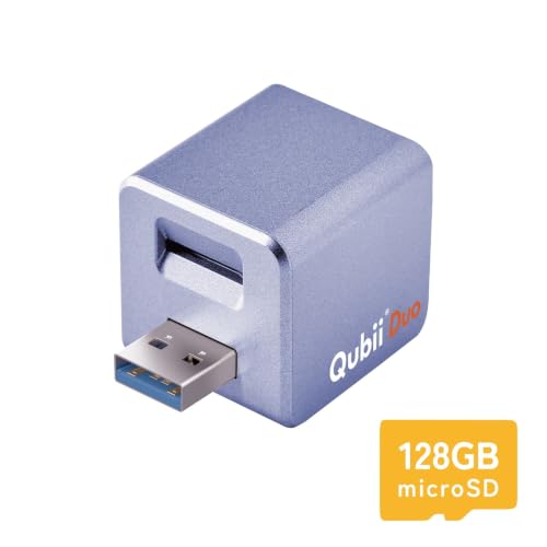 Amazon.co.jp: Qubii Duo USB Type A パープル (128GB microSDセット