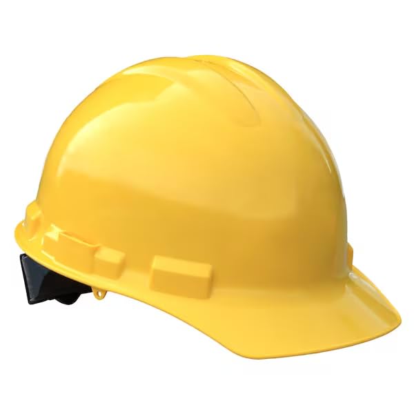Hard Hat, HDPE, Type 1, Class E, Yellow, Mfr: GHP4-YELLOW-A