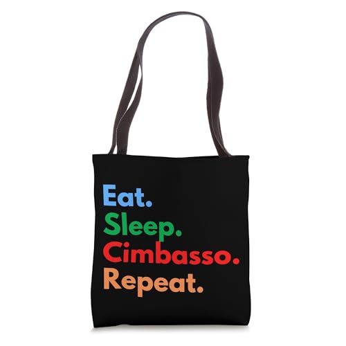 Eat Sleep Cimbasso Repeat for Cimbasso Players and Lovers Tote Bag