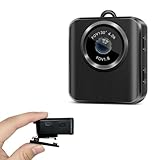 超小型カメラ 隠しカメラ スパイカメラ ビデオカメラ 防犯監視カメラ アクションカメラ ウェアラブルカメラ ビデオカメラ4k 録音4K画質 携帯便利 7時間ループ録画 日本語取扱付き 室内室外使用