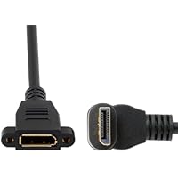 Cablecc Cable alargador de ángulo para pantalla DisplayPort