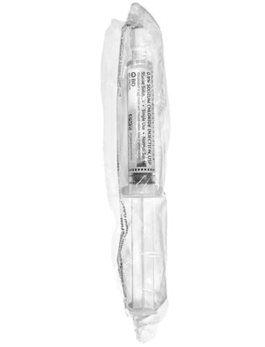 BD PosiFlush Prefilled Normal Saline Flush Syringe, 10 mL Syringe, 10 mL Saline Fill, #306546, (30 Count)