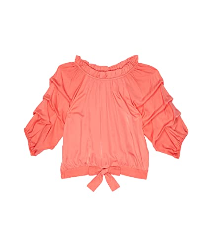 HABITUAL girl Girl's Joyce Top (Big Kids) Coral 7-8 (Big Kid)