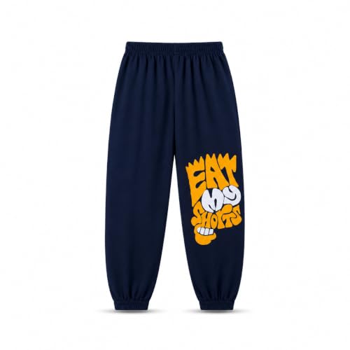 Image of T2F Boy's Cotton Regular Fit Printed Track Pants (Pack fo 5)