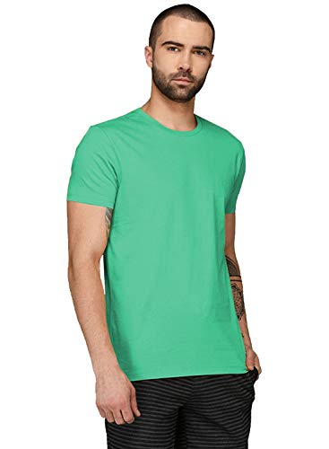 Image of ADRO Men's Cotton Solid Regular Fit T-Shirt