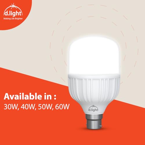 Image of D.LIGHT 30W LED Bulb Color for Home & Office |B22 LED Bulb Base | High Voltage Protection |Eco Friendly Energy Efficient | Pack of 1