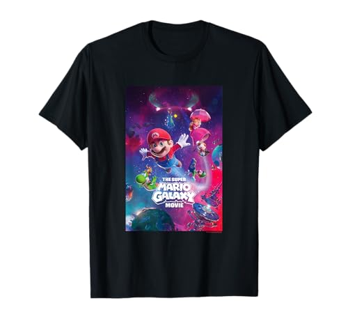 The Super Mario Galaxy Movie Epic Cosmic Adventure T-Shirt