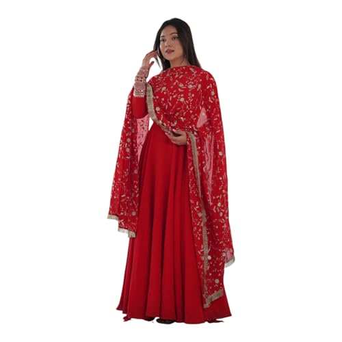 ITASHIYA Event Party Wear Stitched Indian Long Anarkali Gown Dress