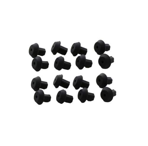 fastoworld FIT 16 PACK of WB02T10461 General Electric FOR GE Gas Range Grate Rubber Feet - NEW