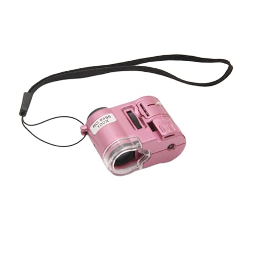 Lawnoval Portable Handheld Magnifier Microscope with LED Light, 80xC100x Zoom, UV Counterfeit Detection & Adjustable for Focus, Pocket-Sized for Gems, Jewelry, Insects, Circuits - Image 5