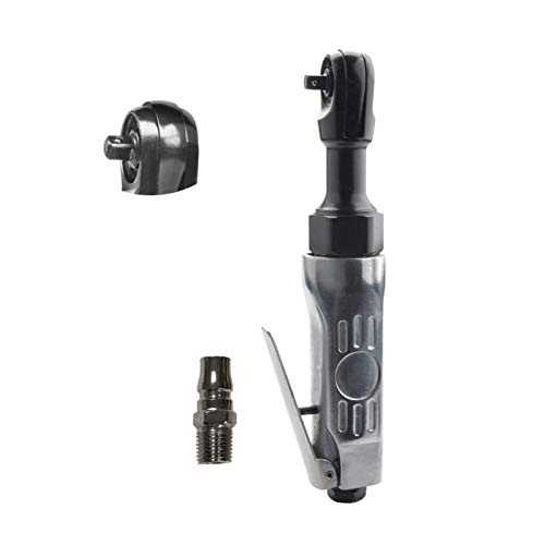 Sytaun lé à Cliquet Pneumatique, 1/4 1/2 3/8 Pouces, Vitesse De Travail De 150 TR/Min, Clé à Cliquet Pneumatique à 90 Degrés Clé à Entraînement en Torsion Outil De R 1/4 Pouce