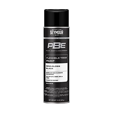 Seymour 20-1679 PBE Professional Trim Spray Paint, Semi-Gloss Black Cover