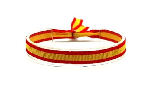 Movilear Pulsera Cierre Metalico Ajustable Unisex Hombre y Mujer Regulable Bandera Española España | Ya disponible en tu tienda friki favorita! En mundofriki.es!