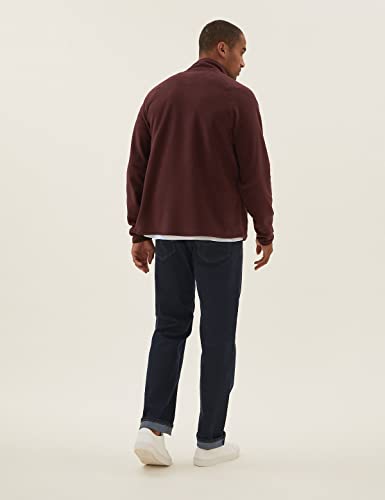Image of Marks & Spencer Mens Light Wash Mid Rise Straight Fit Jeans