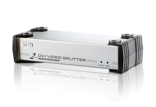 Aten VS162 divisor de video DVI - Splitter de vídeo (DVI, DVI, 1920 x 1200 Pixeles, 3,4 W, 0 - 50 °C, -20 - 60 °C)