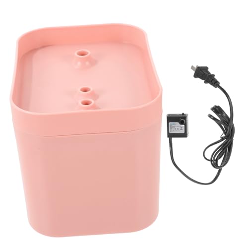 Fuente automática para agua de gatos BESTonZON rosa USB