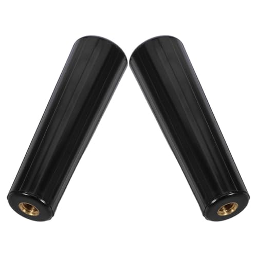 Operitacx Mango de Brocheta para Asador de Barbacoa Rosca M10, Resistente al Calor y Aislamiento Excelente, Material Baquelita y Cobre, Paquete de 2 Piezas Adecuado para Camping y Picnics