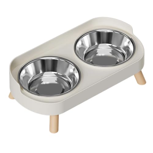 Erhöhte Futterstation für Haustiere, spritzwassergeschützt, für bequemes Essen, Futternapf, strapazierfähig, verstellbar, für Hunde