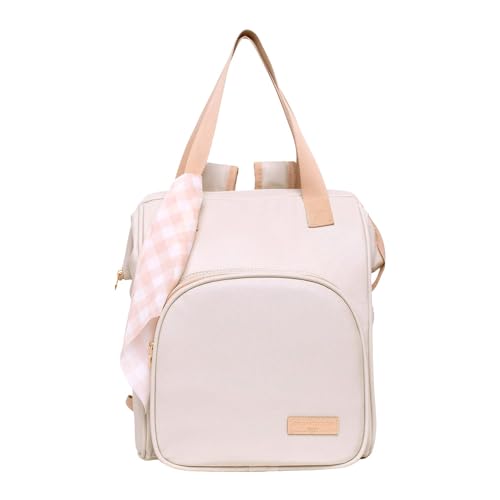 Mochila Maternidade Média Pirulitando Térmica Encanto Marfim