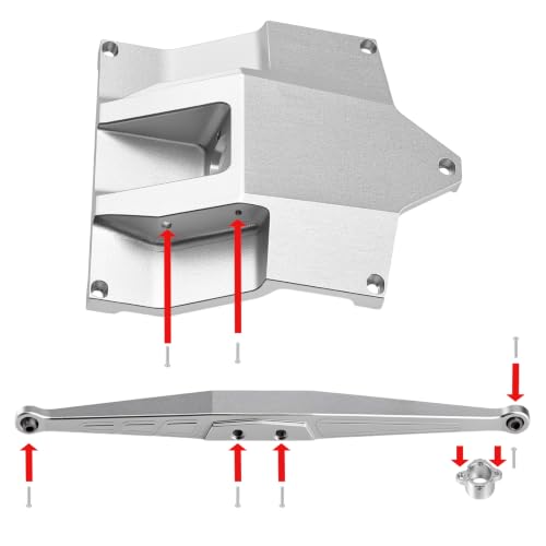 Image of Orlandoo Hunter Aluminum Alloy CNC Front Suspension Upgrade Parts for 1 /32 Mini Roll Cage RC Trophy Truck, RC Short Card Car OH32X02 DIY Unassembled Championship Card Kit