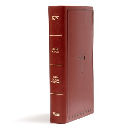 Generic Personalized Kjv Large Print Personal Size Reference Bible, Brown Leathertouch, Red Letter, Cross-References, Full-Color Maps, Custom Name Imprint thumb #3