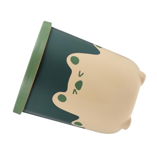 Cabilock Papelera pequeña rectangular amarilla miniatura 1