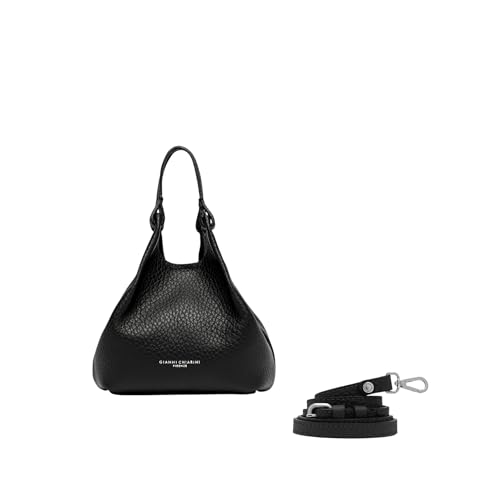 Gianni Chiarini Dua sac à main cuir sac à épaule noir chic grand format polyvalent