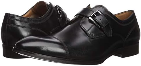 Steve Madden Men's Covet Monk-Strap Loafer, Black Leather, 11 | Image 6
