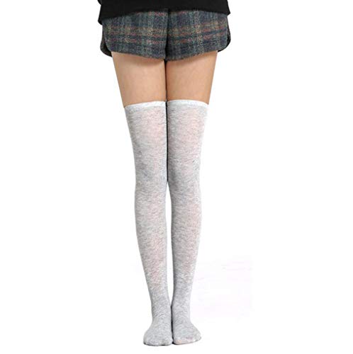 3Pairs Black+Dark Grey+Light Grey Women Girls Athletic Extra Long Thigh High Socks Over the Knee High Boots Stockings Overknee Leg Warmers for Sports Dancing(60cm/23.6inch)4