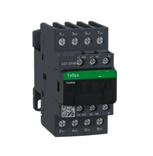 Contacteur TeSys Deca LC1DT40M7C 4P 40A Schneider biphasé triphasé avec bobine 220V CA 50 60Hz