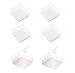 WAYLLSHINE (Pack of 6) 9V Battery Storage Case, 9 Volt Battery Storage Box, 9 Volt Battery Storage Organizer for 2 x 9V Battery Container