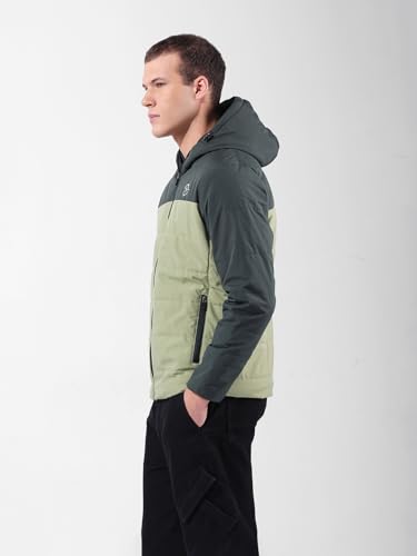 Image of The Indian Garage Co Men Slim Fit Solid Jacket