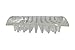 Shepherd Hardware 9083 1-7/8-Inch Spiked Furniture Cup, Clear Plastic, 4-Pack