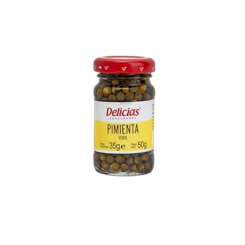 PIMIENTA VERDE EN SALMUERA - Bote cristal 50g (35g escurrido)