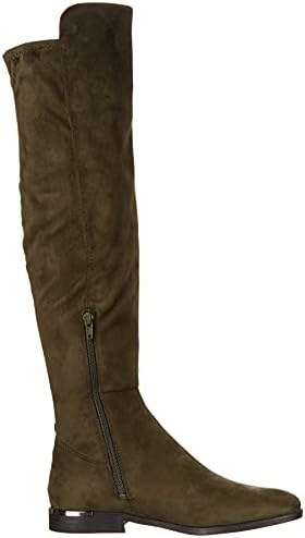 NINE WEST Women's Allair2 Over-The-Knee Boot, Dark Green, 6 | Image 5