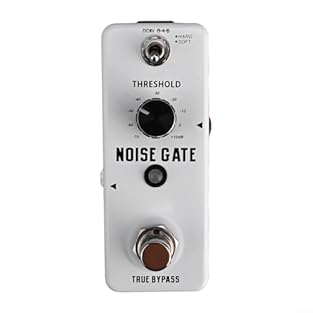 NOISE SUPPRESSION: Reduces input signal noise from -70 to +10db without lowering tone quality for clean electric guitar performance DUAL MODE CONTROL: Switch between hard or soft reduction modes to forestall unwanted hum while maintaining natural for...