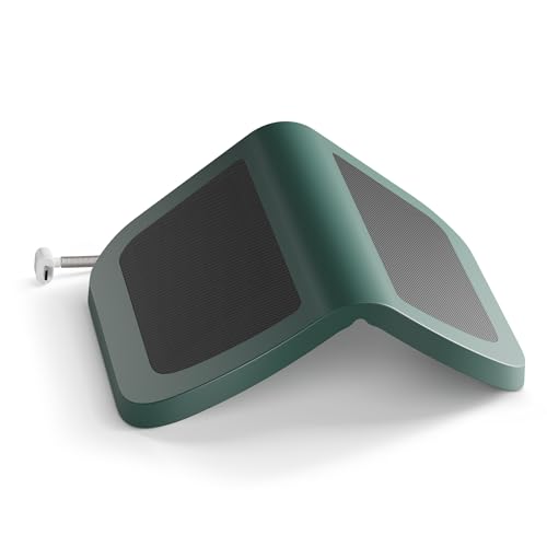 Kiwibit Solar Roof Replacement Part Fits for Beako Smart Bird Feeder with Camera 4.4W Power Supply IP65 Waterproof & Weatherproof for Outdoors Easy to Install & Clean Sage Pine