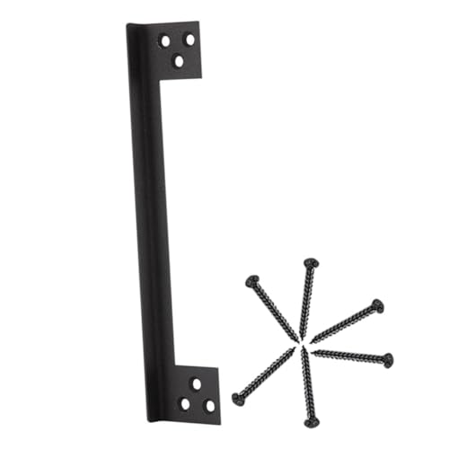 WOONEKY Security Latch Guard for Doors Outswing Door Latch Protector Easy Install Plate Stainless Steel Construction