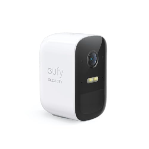 eufy security eufyCam 2C, überwachungskamera aussen, 180 Tage Akku, HD 1080p, IP67 wetterfest, Nachtsicht, Kompatibel mit HomeKit, ohne monatliche Gebühren, Lokale Speicherung, Erfordert Hom