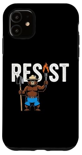 Resistir Guardar Nuestros Parques Apoya Parque Nacional Amante de Carcasa para iPhone 11