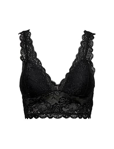 Only Onlchloe Lace Bra Noos Acc, Corsé Mujer, Negro (Black), 38 (Talla del Fabricante: Medium) | Ya disponible en tu tienda friki favorita! En mundofriki.es!
