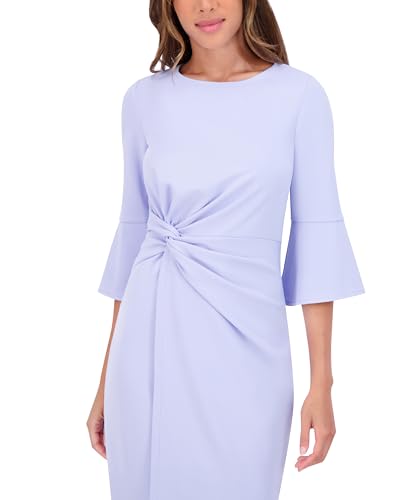 Image of Kensie Women's Belle Sleeve Scuba Crepe Midi Dress