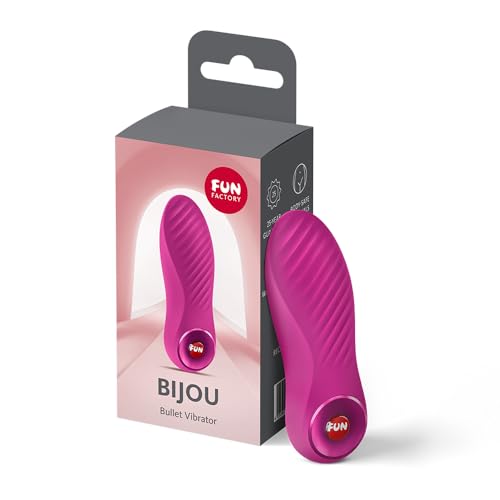 Fun Factory Bijou | Minivibrator | Kompakter Bullet Vibrator für Frauen | 12 Vibrationsprogramme | IPX7 wasserdicht | USB-C wiederaufladbar | Hautfreundliches Silikon