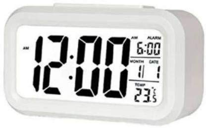 webline Digital Smart Back Light Alarm Clock for Home Bedroom Students Table with Automatic Sensor Date Temperature