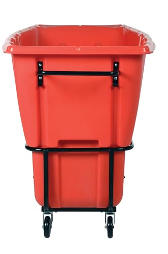 Carretilla construcción tipo tilt 1 yd3 2100 lb roja miniatura 3