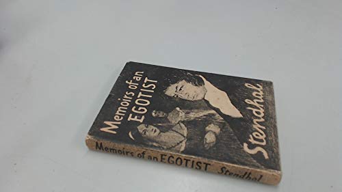 Memoirs of an egotist B0007J4LS6 Book Cover