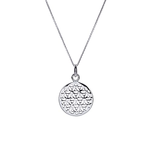 Kette Blume des Lebens 925 silber Geschenk