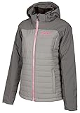 KLIM Women's Waverly Insulated Winter Jacket Large Asphalt - Castlerock Gray